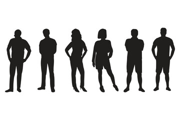 silhouette of humans and peoples