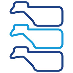 Obraz premium Vertebral Icon