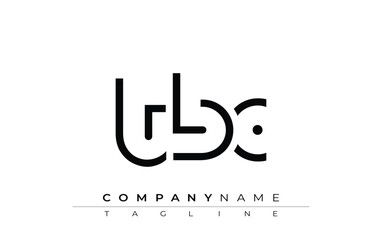 TBC abstract letter design. Modern Business Logo Design With Abstract Typography and Contemporary Style