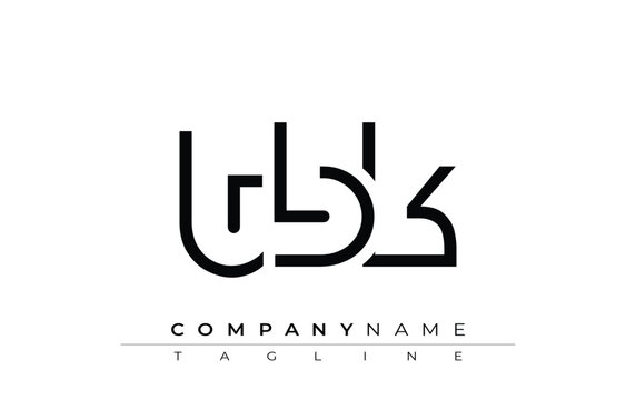 TBK abstract letter design. Modern Business Logo Design With Abstract Typography and Contemporary Style