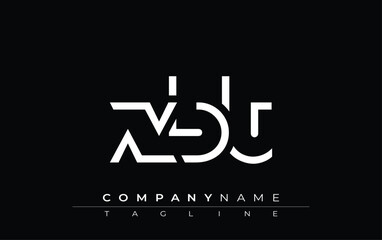 XBT abstract letter design. Modern Business Logo Design With Abstract Typography and Contemporary Style