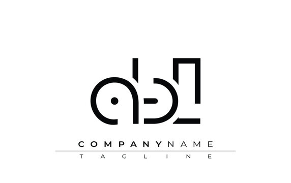 ABL abstract letter design. Modern Business Logo Design With Abstract Typography and Contemporary Style
