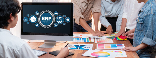 ERP enterprise resource planning software for brisk business to plan the marketing strategy