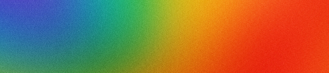 LGBTQ Pride Month web banner, digital rainbow texture with grain effect, depth in design