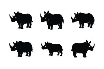 animals silhouettes vector