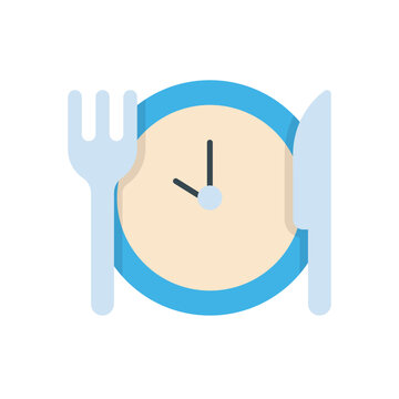 Lunch Time Vector icon