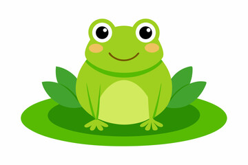 green frog cartoon