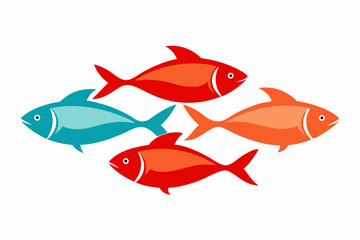 Naklejka premium vector illustration of a fish