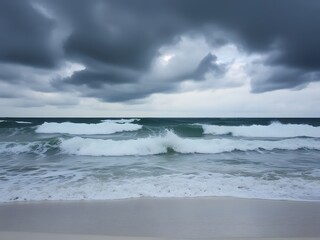 storm on the sea