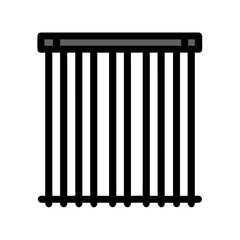 Abstract Gray Line with Square Accents on Dark Background