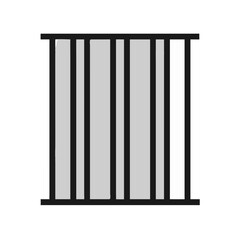 Flat design bars in a gray and black theme