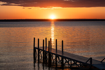 Texas Lake Sunset - Whitney