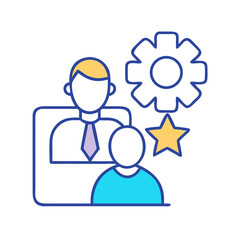 Mentoring, Training, and Employee Development: Skill Enhancement Icon