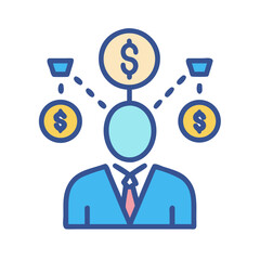 Financial Advisor with Money Diversification Strategy, Wealth Management