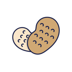 Potato Vector icon