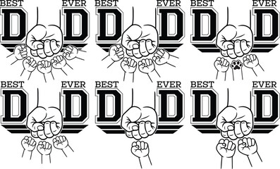Best Dad ever SVG bundle