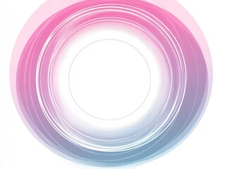Abstract concentric circles, gradient color transition for soft background design