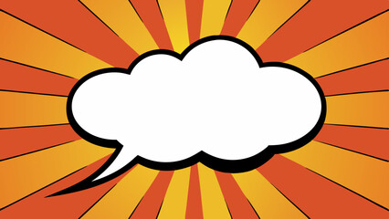 Vintage Comic Strip with Halftone Effects – Vector template for ad, covers, posters.