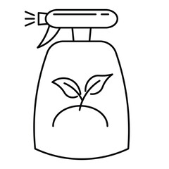 Plant sprayer gardening icon