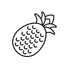 Pineapple Vector icon