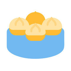 Delicious Xiao Long Bao Dim Sum in a Bowl