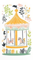 carousel in the park