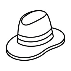 hat vector illustration