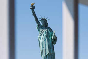 Iconic Liberty: Statue of Liberty Framed View