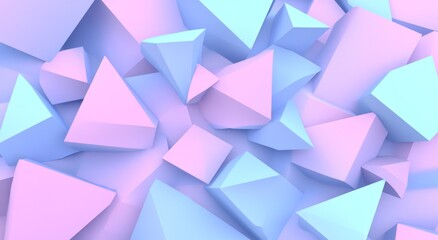 Obraz premium White 3D Geometric Forms – Modern Interior Design, Simple Background, Textured Wall, Non-Representational Art, Digital Wall Decor