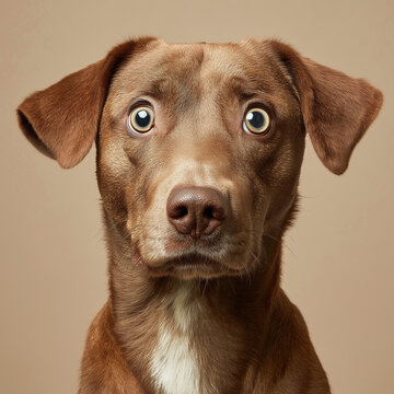 hund macht witziges gesicht