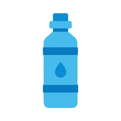 Water bottle icon, hydration, healthy lifestyle, reusable bottle