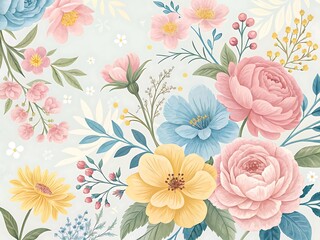 Exquisite floral arrangement featuring an array of colorful blossoms and delicate foliage