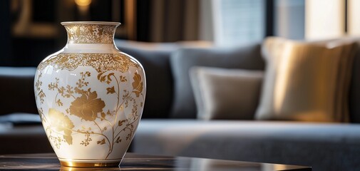 Luxurious Pastel Ceramic Vase &ndash; Exquisite Design and Fine Craftsmanship.
