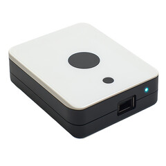 Obraz premium Buy portable power bank charger online compact design fast charging device on transparent background