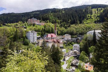 Badgastein, Landschaft, Stadt, Kirche, Österreich