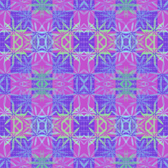 Cubic floral pattern