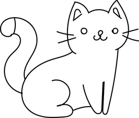 Cute Hand Drawn Doodle Cats Funny Kittens Collection