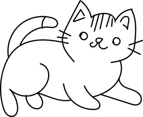Cute Hand Drawn Doodle Cats Funny Kittens Collection