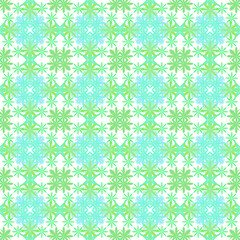 Green floral pattern