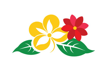 Hibiscus and Plumeria Floral Decoration