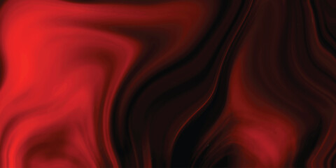 Abstract silk and satin swirls of red and black creating a dynamic and dramatic fluid background for designs and graphics