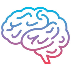 Obraz premium Brain Icon