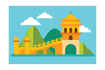 Vietnam Golden Bridge Icon