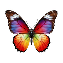 Colorful butterfly with vibrant wings.