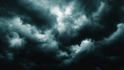 Obraz premium Dark, stormy clouds