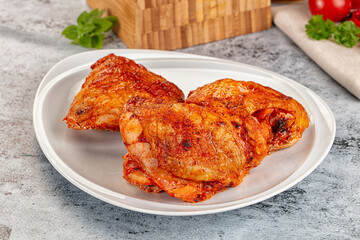 Baked marinated crispy chicken tighs