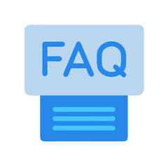 FAQ Icon, Frequently Asked Questions Sign, Help Center