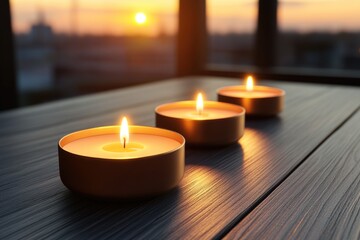 Candle Sunset