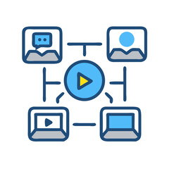 Video Sharing Network Connecting Different Media Platforms