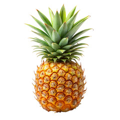 Fototapeta premium Pineapple Isolated On Transparent Background. High-Resolution Image. Pineapple PNG.